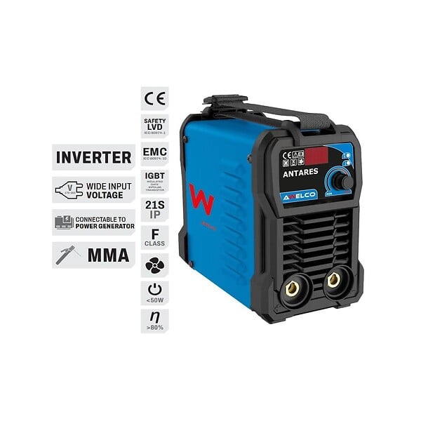 AWELCO - Poste à Souder 15-160A Soudeuse Inverter MMA ANTARES 160 IGBT Electrodes Ø1,6 à 4,0 mm Awelco - large