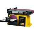 STANLEY - Ponceuse d'établi 370W Disque 150mm Abrasif 100x914mm Base Fonte anti basculement Ponçage Polissage Bois & Métaux Stanley - vignette