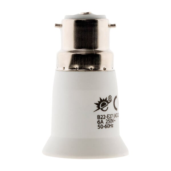 ZENITECH - Adaptateur de douille fiche mâle B22 vers fiche femelle E27 - Zenitech - large