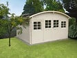 SOLID - Abri de jardin bois DAINVILLE 2 - L.388xl.298xH.229cm - vignette
