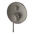 GROHE - Essence mitigeur monocommande 3 sorties avec inverseur, gris foncé brossé (G24092AL1) - vignette