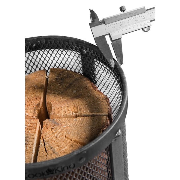 COOK KING - Support pour Flambeau Suédois "DAKAR" – Braséro Mobile en Acier de Haute Qualité, Fabriqué en Europe - large