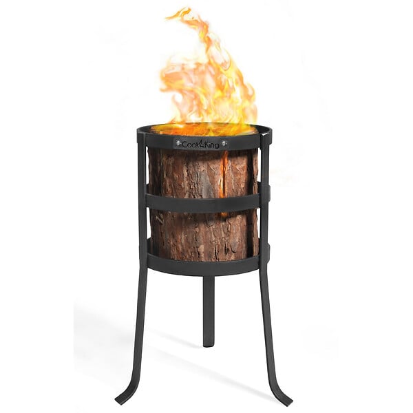 COOK KING - Support pour Flambeau Suédois  de COOKKING | Accessoire de Cuisine Extérieure Mobile, en Acier, Fabriqué en Europe - large