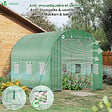 VOUNOT - Serre de jardin tunnel 6m2 en acier galvanise - vignette