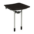 AKW - Siège de douche RUGAO noir relevable - AKW - 02023GR-LS - vignette