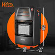 WARM TECH - Chauffage gaz infrarouge 4.2 KW pliable - vignette