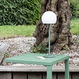 HAPPY GARDEN - Lampe LED à poser verte ISIS - vignette