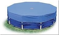 RIBITECH - bâche de protection pour piscines rondes 620cm bleue - prbp140r62 - large