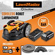 LAWNMASTER - Robot tondeuse autonome 24V - 8Ah sans fil périmétrique - Le robot le plus simple du marché - vignette