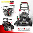 GARDEO PRO - Tondeuse thermique tractée 167CC avec moteur Honda, mulching et éjection latérale - vignette