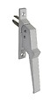 ARGENTA - Poignée de crémone aluminium à 1 fourche fixation à vis - ARGENTA - 517101 - vignette