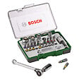 BOSCH - Set de 27 embouts de vissage Mixte avec clé a cliquet - vignette
