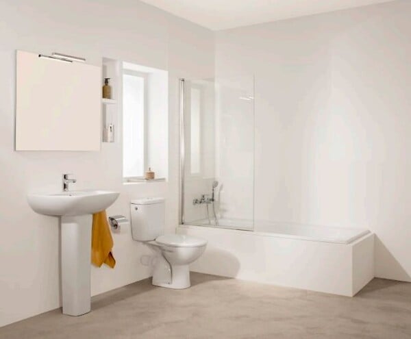 ROCA - Cuvette WC POLO PLUS au sol sortie horizontale - ROCA - A342197000 - large