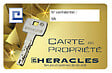 HERACLES - Mécanisme 3 points en applique MX2500 SR horizontal à tirage droit blanc - HERACLES - MX-2500.001 - vignette