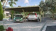 WEKA - Carport double en bois massif Y 612 - L.594xP.606xH.250cm - vignette
