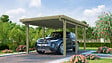 WEKA - Carport simple bois massif 617 T1 - L.322xH.233xP.512cm - vignette