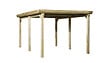 WEKA - Carport simple bois massif 617 T1 - L.322xH.233xP.512cm - vignette