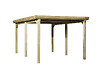 WEKA - Carport en acier 617 T1 - L.512xH.233xP.322cm - vignette