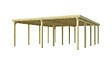 WEKA - Carport double en bois - 618T3 - L.784xH.233xP.576cm - vignette