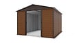 YARDMASTER - Abri de jardin en métal 1012WGL - Bois et marron - vignette