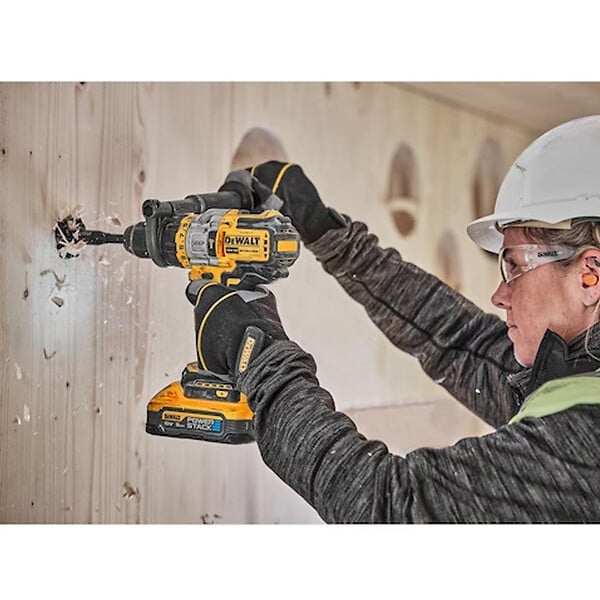 DEWALT - Perceuse Visseuse à percussion Premium 18V DEWALT DCD999H2T-QW Brushless avec coffret et 2 batteries 5,0 Ah - large