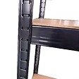 INTEC - Etagère de Rangement Noire 90 x 60 x H180cm - Rayonnage Métal Haute qualité 5 Plateaux Charges lourdes 1500kg INTEC - vignette