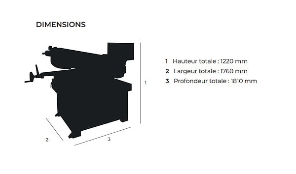 PROMAC - Scie à ruban manuelle à descente assistée - 400 V / 1.1 kW - PROMAC - SX-823DG - large