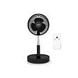 JOCCA - Ventilateur à Batterie Sans fil Silencieux USB NOIR  Pied Pliable & Télescopique Télécommande Autonomie 24h Jocca - vignette