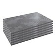 INTEC - Lot de 6 Dalles de sol Clipsables Grises 116x76x3 cm Rectangulaire Polypropylène Revêtement de Sol Modulable 4.61m2 INTEC - vignette