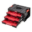 QBRICK SYSTEM - Qbrick System PRO Drawer 3 Toolbox 2.0 Expert empilable 450 x 310 x 244 mm 3x 4,5 l IP54 avec trois tiroirs 21 inlays - vignette
