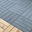 ONEK - Dalle WPC Smartdeck 60x60 - Gris Foncé - L.60xl.60cm - vignette