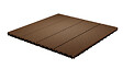 ONEK - Dalle de terrasse WPC Smartdeck 60x60 - Marron - vignette