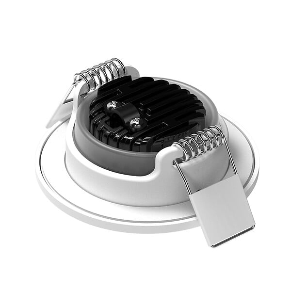 SOLUM - Spot LED SOLUM LIBRA S0050690D extra plat RT2012 RE2020 encastrable orientable dimmable 6W, IP65 - large