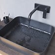 SWISS AQUA TECHNOLOGIES - Bonde à écoulement libre Infinitio 5/4" sans trop-plein pour lavabos et vasques, noir mat (PZATKABKM) - vignette