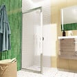 SWISS AQUA TECHNOLOGIES - Swiss Aqua Technologies TEX-C ensemble porte compact/paroi 80x100cm anticalcaire avec profilés chrome brillant (SATTEXC80S100) - vignette