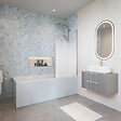 DURAVIT - Baignoire droite D-Code 160 x70 cm + Pare bain droit AURYS Mist 1 chromé - vignette