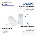 DURAVIT - Baignoire droite D-Code 170 x70 cm + Pare Bain gauche AURYS Mist 1 chromé version gauche - vignette