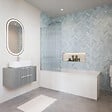 DURAVIT - Baignoire droite D-Neo 170 x75 cm + Pare bain gauche AURYS Raywall chromé - vignette