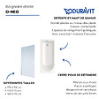 DURAVIT - Baignoire droite D-Neo 170 x70 cm  + Pare bain droit AURYS Mist 1 chromé - vignette