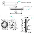 HANSGROHE - Colonne douche thermostatique Ecostat Square Douche de tête PulsifyS Flexible Designflex Douchette Pulsify bronze - vignette