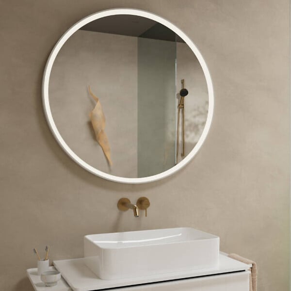 HANSGROHE - Pommeau de douche Pulsify Select EcoSmart 105 3 jets relaxation + Flexible 160 cm Isiflex Bronze brossé - large