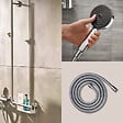 HANSGROHE - Barre de douche PMR Unica 110 avec poignée à droite Chromé + Pommeau de douche Pulsify 3 jets + flexible Metaflex 160cm - vignette