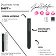 JACOB DELAFON - Pommeau de douche Shift+ rond 2 jets noir mat + flexible - vignette