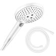 HANSGROHE - Pommeau de douche Raindance Select S EcoSmart 120 3 jets + flexible Isiflex blanc mat 160 cm - vignette
