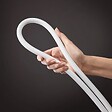 HANSGROHE - Pommeau de douche Raindance Select S EcoSmart 120 3 jets + flexible Isiflex blanc mat 160 cm - vignette