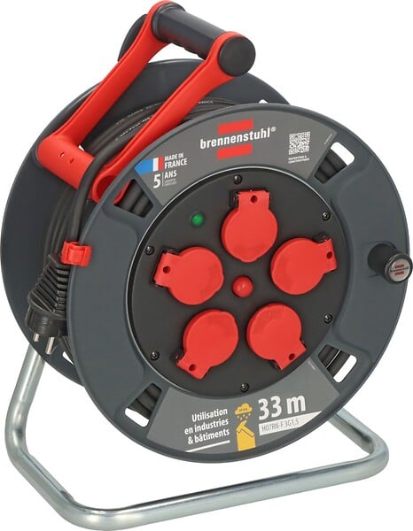 BRENNENSTUHL - Enrouleur professional 300 ku 3101 33m h07rn-f 3g1,5 - BRENNENSTUHL - 9231301100 - large
