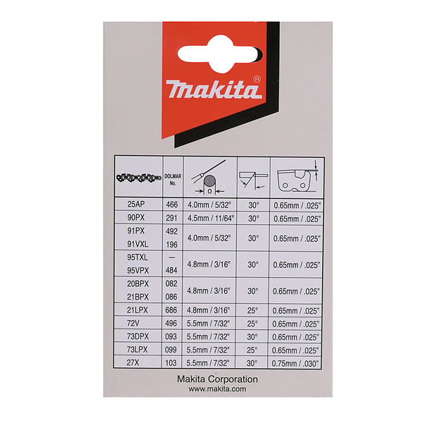 MAKITA - CHAINE TRONC MAK 91PX 40CM 56MAIL MAKITA 191H12-3 - large