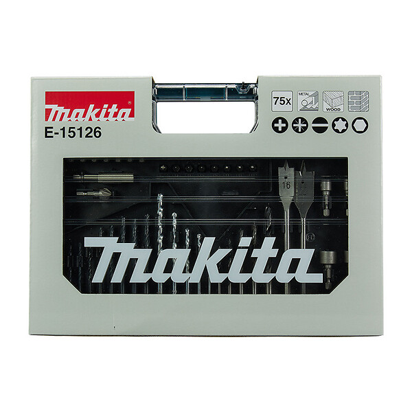 MAKITA - Coffret de 75 accessoires de perçage et vissage MAKITA E-15126 - large