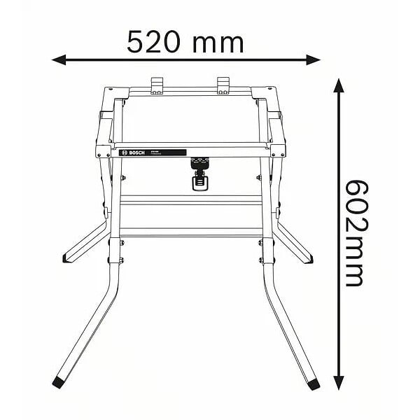 BOSCH - Piètement BOSCH GTA 600 pour scie sur table GTS 10 J - large