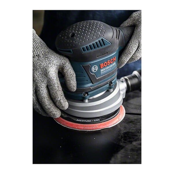 BOSCH - Plateau de ponçage BOSCH multi-trou souple Expert - large